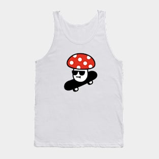 Skateboarding Fly Agaric Tank Top